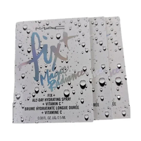 3X MAC Fix+ Magic Radiance All-Day Hydrating Spray + Vitamin C  2.5ml Travel Siz - Picture 1 of 3